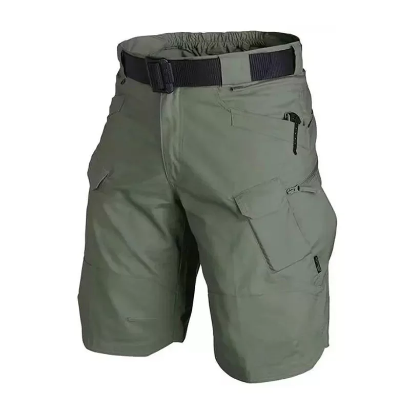 

2022 Summer Multi-pocket Tactical Cargo Shorts Men Khaki Jogger Outdoor Waterproof Military Casual Loose Men Shorts Big Size 5XL