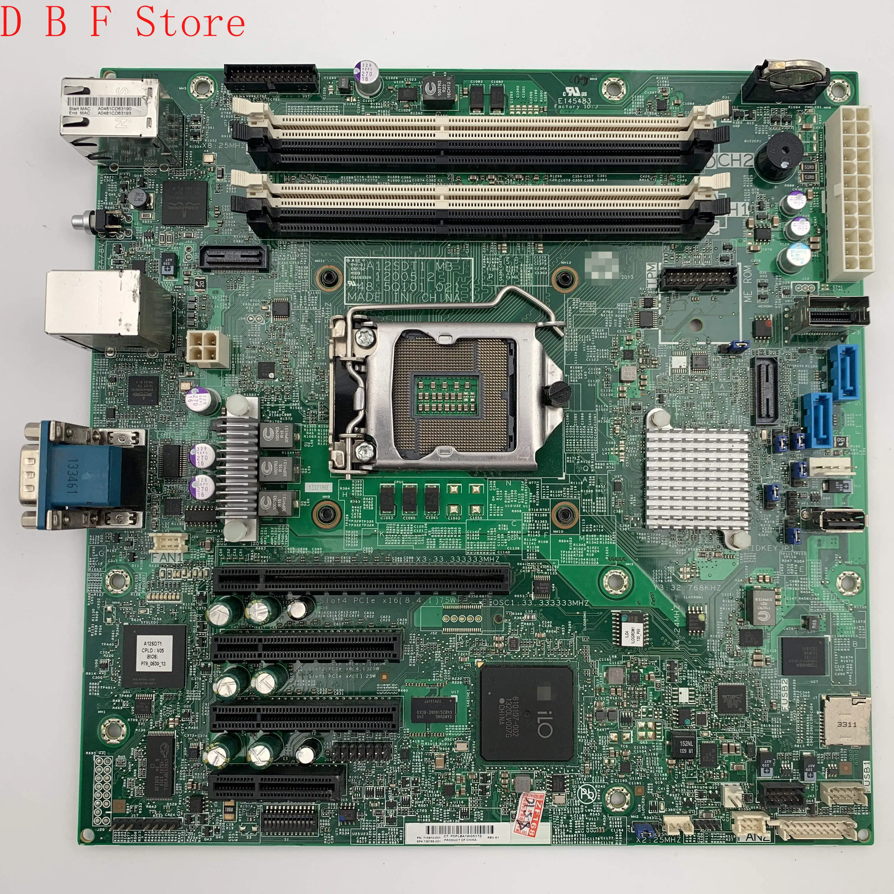 

Original Motherboard FOR HP ML310e Gen8 v2 server motherboard 726766-001 715910-001