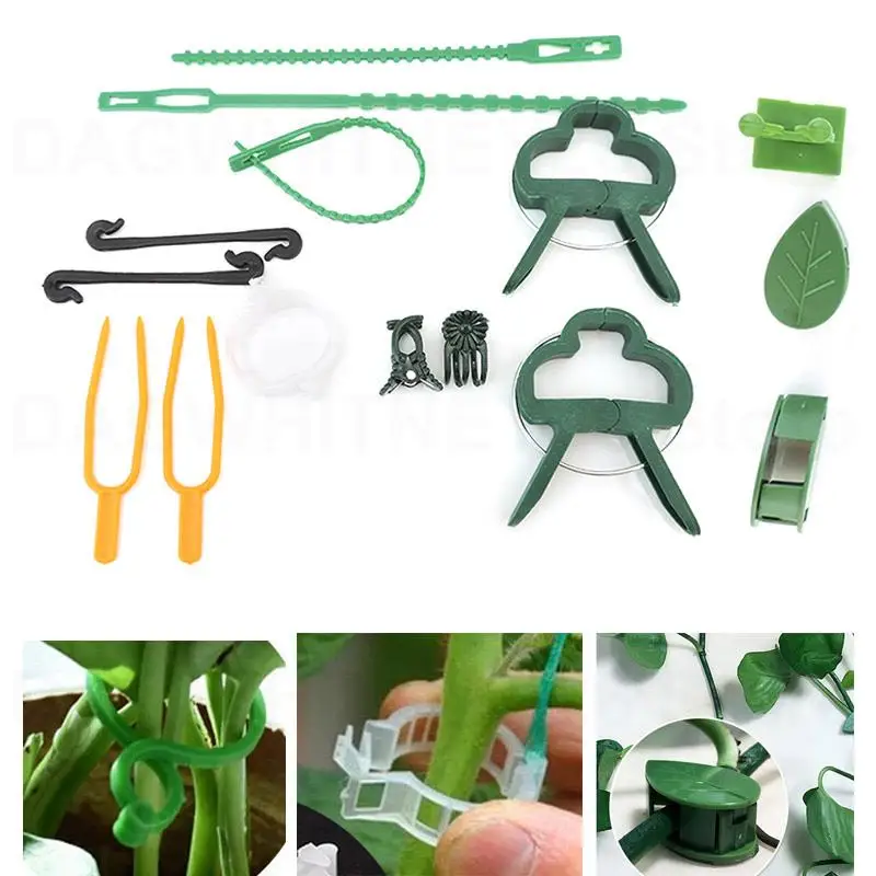 Пластиковые зажимы для поддержки цветов и растений держатель стебля орхидеи