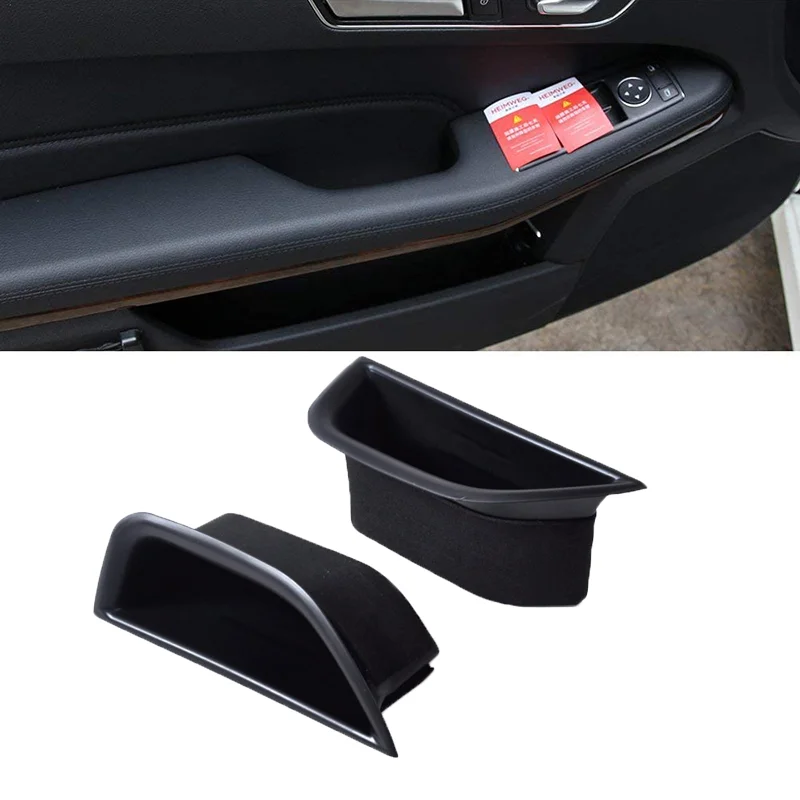 

Для Mercedes Benz 2009-2015 E Class W212 E200 E260 E320 дверная ручка Держатель контейнера лоток коробка для хранения автомобильный Органайзер аксессуары