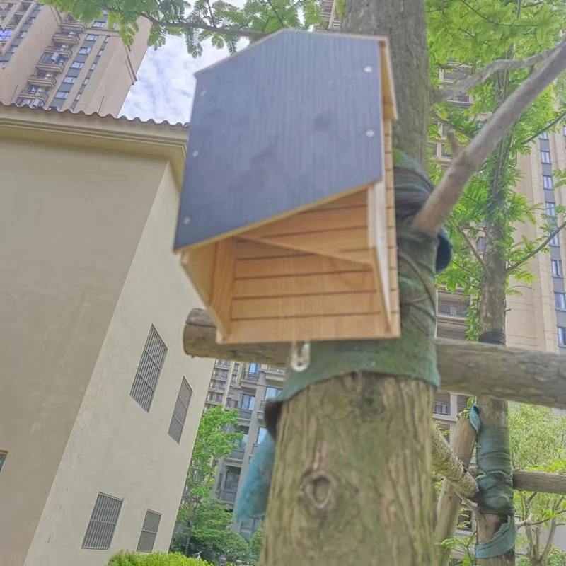 Большой уличный домик для летучей мыши огромная деревянная коробка устойчивый к