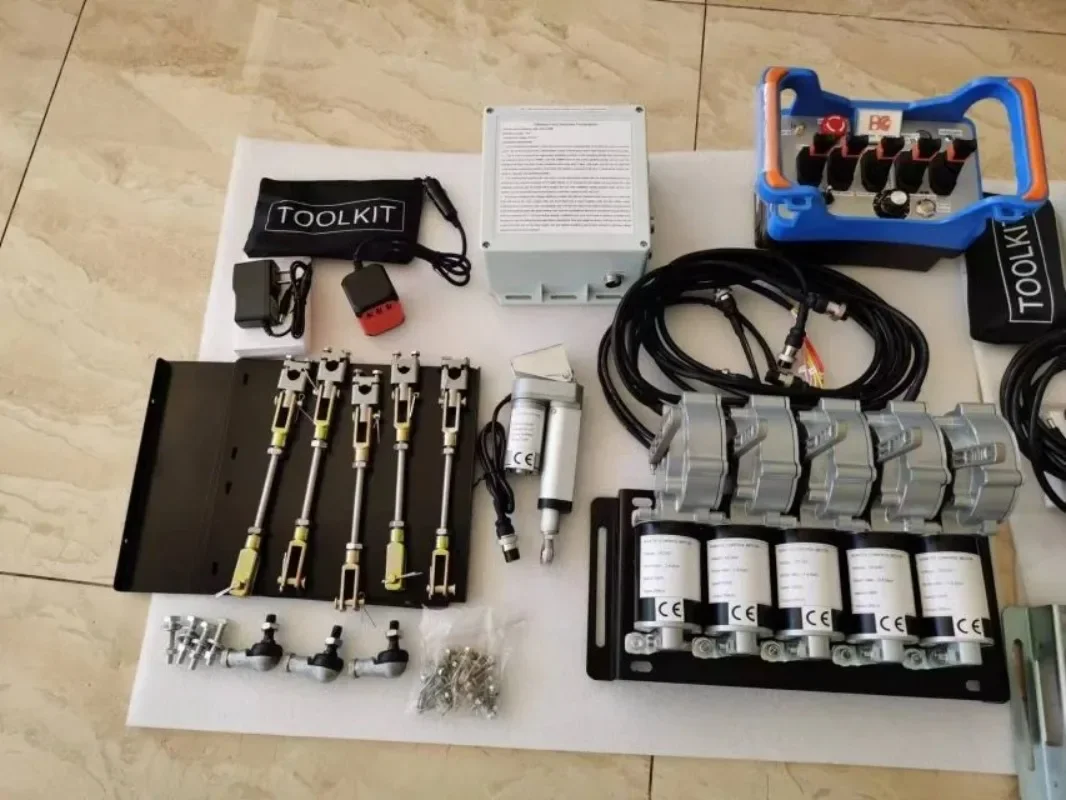 Yantai Baicai 5 двигателей беспроводной автокран пропорциональный пульт