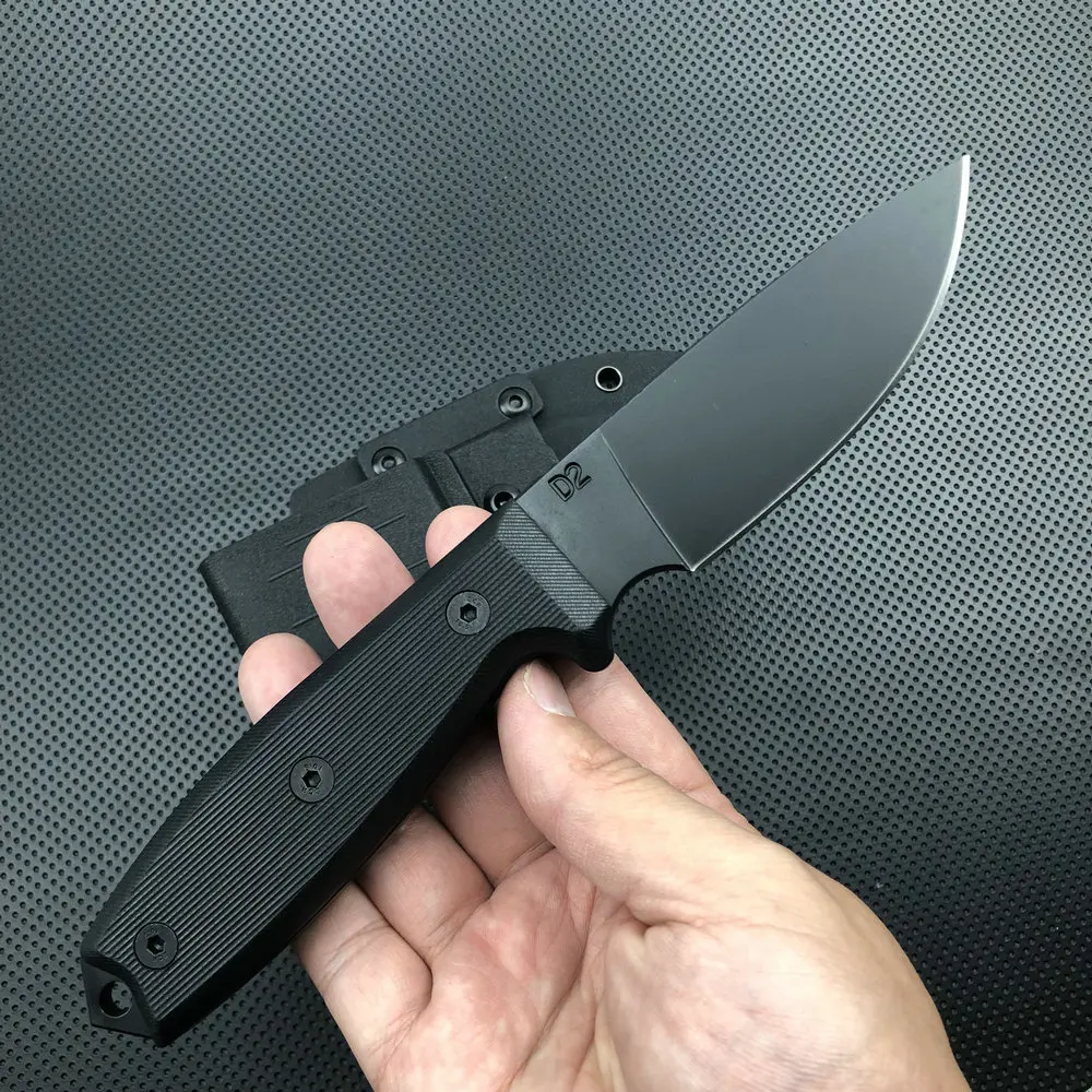 TRSKT D2 RAT Охотничий нож Тактические ножи толщина 5 мм ручка G10 уличный инструмент
