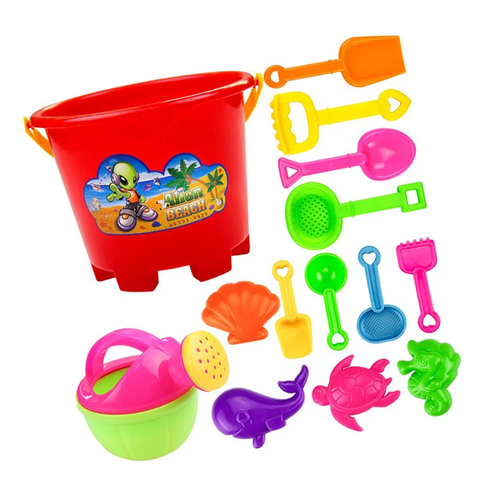 

13Pcs Kids Beach Beach for Kids Beach for Children Kids Educational Bucket and Spade