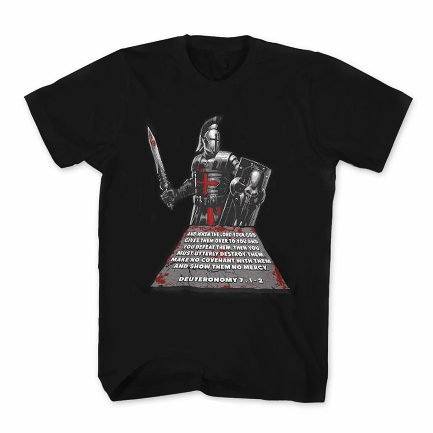 

Knight Templar Crusader Warrior T-Shirt. Summer Cotton Short Sleeve O-Neck Mens T Shirt New S-3XL
