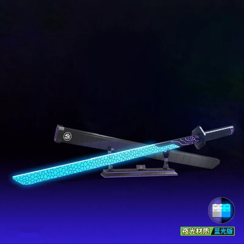 

Японское аниме ророноа Зоро модель светящегося меча строительные блоки моделирование косплея нож Катана модель строительные блоки игрушк...