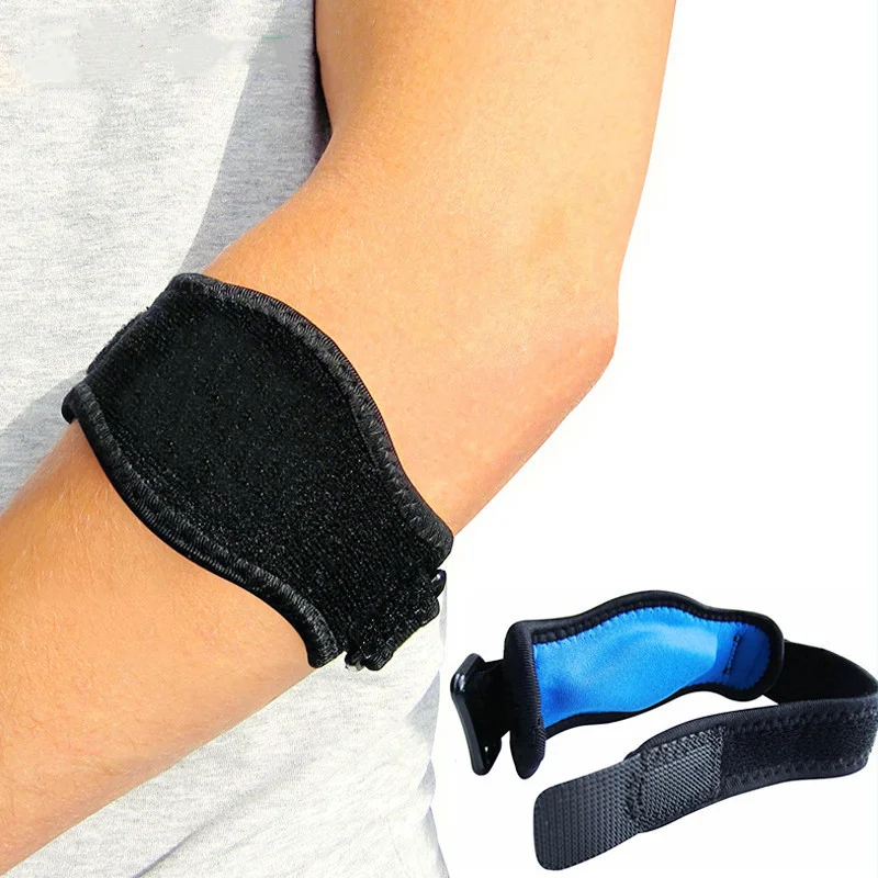 

Sports Safety Nylon Elastic Elbow Brace Sleeve Basketball Shooting Pads for Tennis Absorb Sweat Lateral Pain Protection
