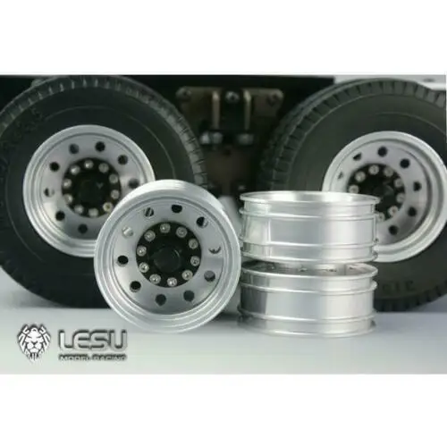 

LESU Rear Wheel Metal Hub for RC Model 1/14 Tractor Truck DIY Tamiyaya Trailer Car Model Toy Part TH02497-SMT5