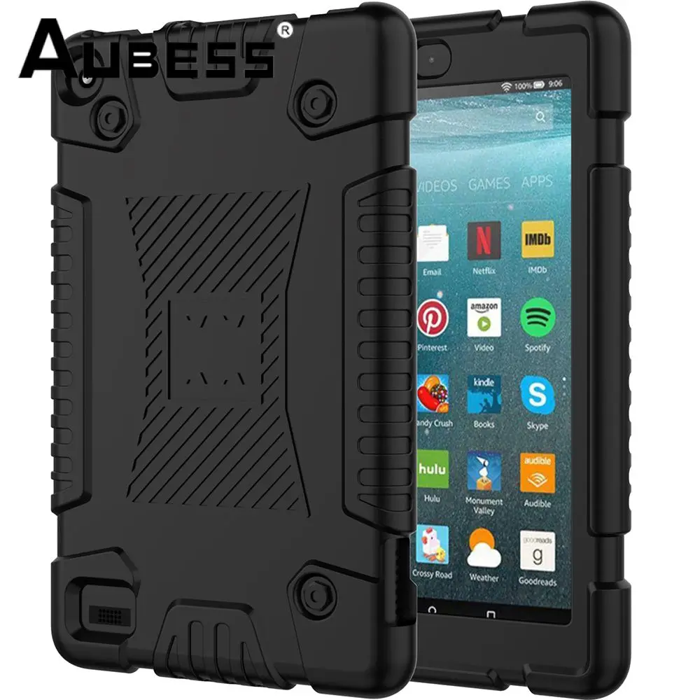 

Suitable For Amazon Fire 7 2019 Silicone Case Waterproof And Dustproof Case Protective Case Tablets E-Books Case