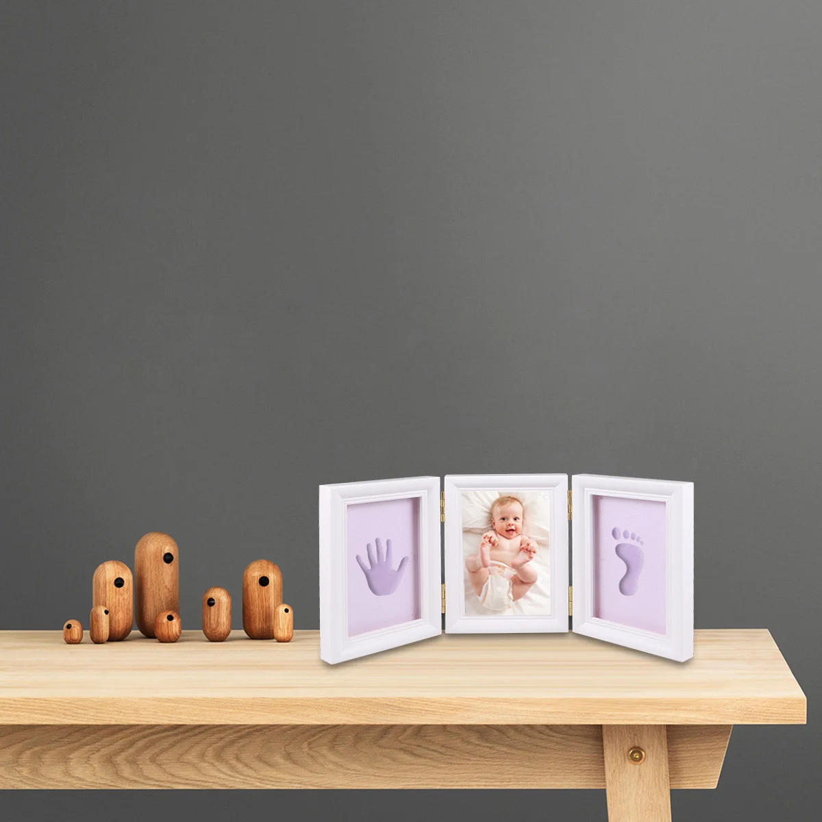 3-кратная фоторамка с принтом лапы креативная рамка для фотографий со следами