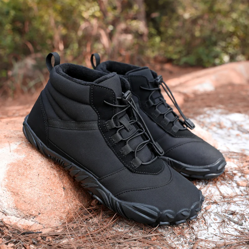 Outdoor Super Warm Winter Sneakers For Men 2022 New Leather Hunting Tourism Mountain Shoes Waterproof Man Hiking Trekking Boots