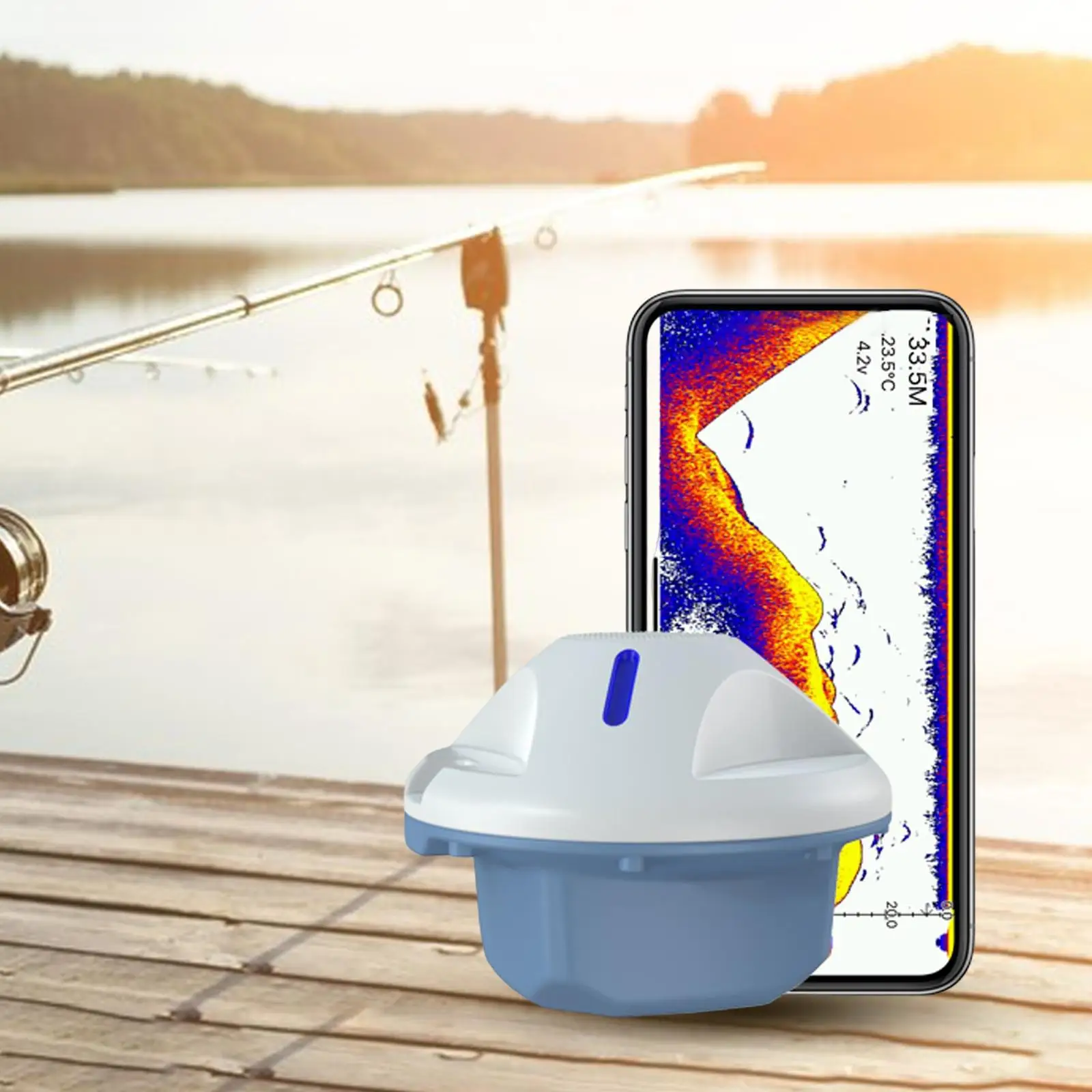 

Sonar Fish finders Fish Readout Water Temperature Fish for Supplies