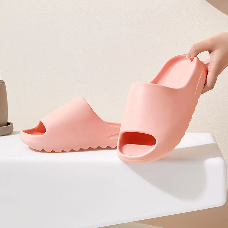 Women Men Sandals 2022 Summer Winter Slippers Casual Beach Shoes Soft Bottom Slides Thick Platform EVA Anti-Slip Home Slipper