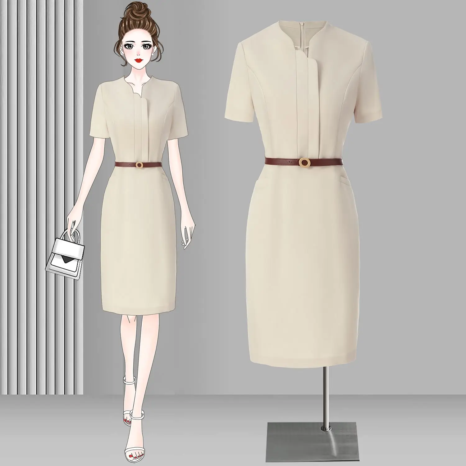 Приемник профессиональный наряд комплект одежды для женщин на весну и осень