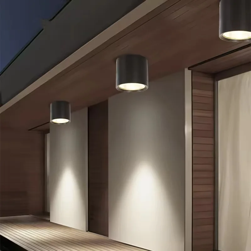 

Потолочный светильник Oeny COB черный водонепроницаемый 7-60 Вт