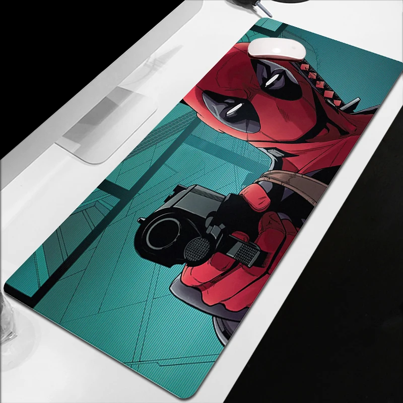 

Gaming Accessories Large Mouse Pad Deadpool Pc Xxl Gamer Mats Desk Mat Mousepad Padding Protector Keyboard Mice Keyboards Office