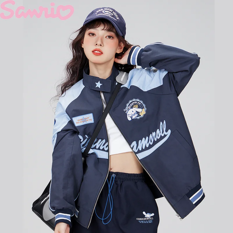 

Kawaii Sanrio Kuromi куртки Cinnamoroll My Melody милые анимации осень-зима заряжаемая куртка уличные походные повседневные куртки для кемпинга