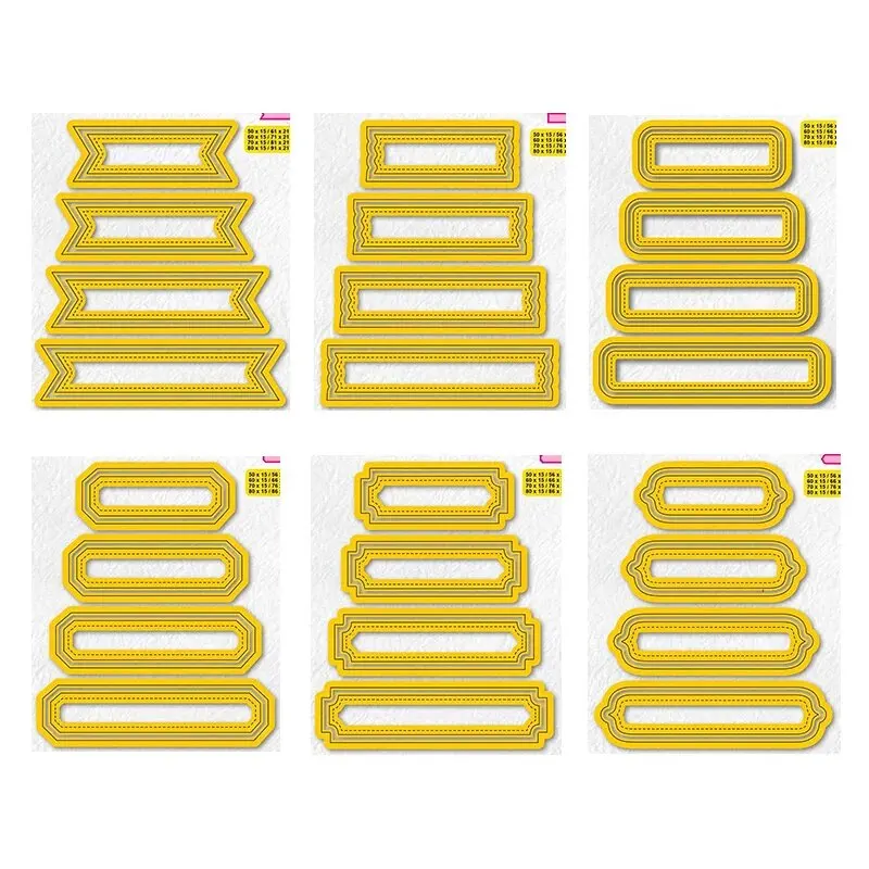 Трафареты для скрапбукинга 2024 дюйма 4 шт