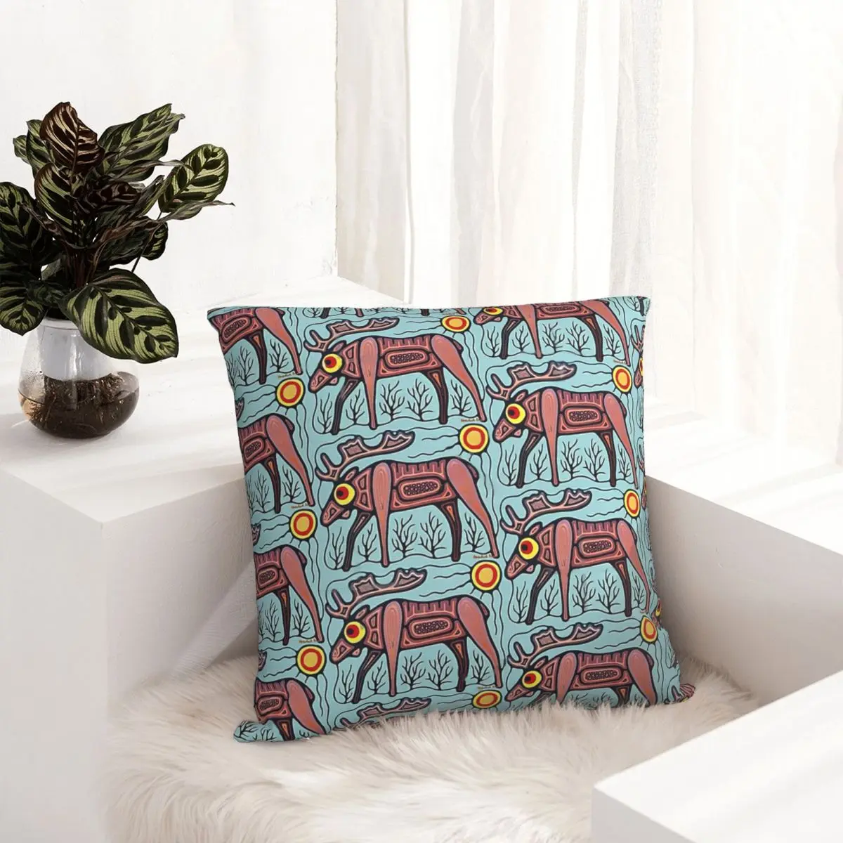 

Mooz pillowcase printed cushion cover sofa waist pillow pillow cover
