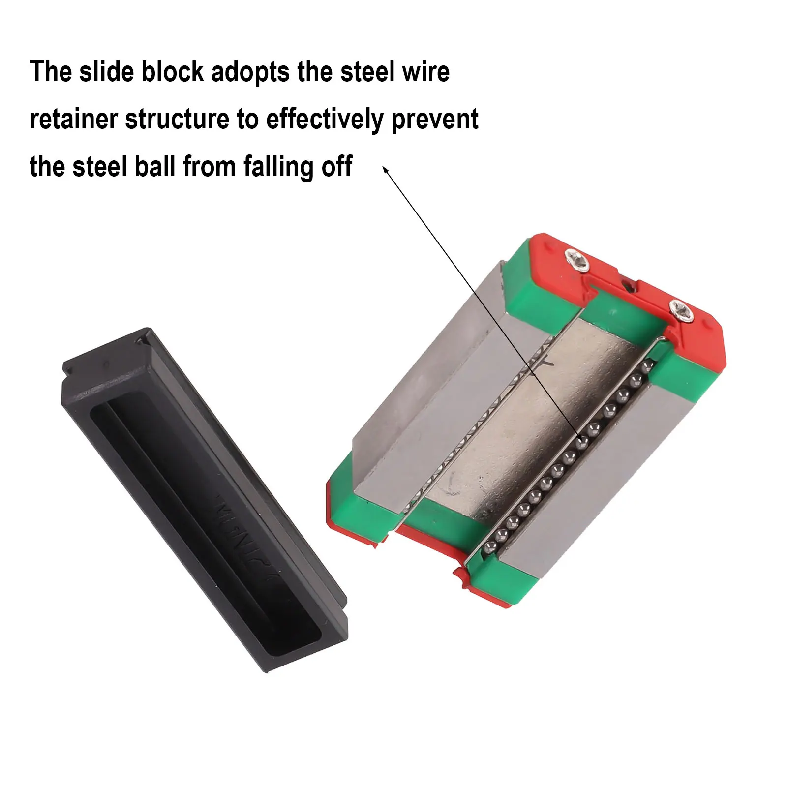 1 шт. линейный рельсовый блок MGN12H Блок Линейный длинный для MGN12 направляющий