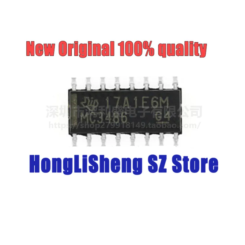 Набор микросхем MC3486DR MC3486D MC3486 SOP16, 100% новые и оригинальные фотообои, 10 шт./партия Набор микросхем MC3486DR MC3486D MC3486 SOP16, 100% новые и оригинальные фотообои, 10 шт./партия