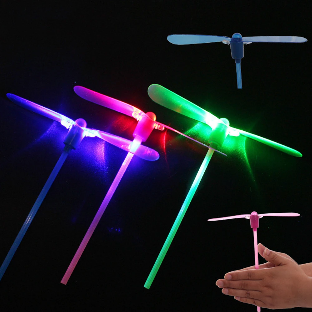 

20-50Pcs LED Bamboo Dragonfly Outdoor Kids Toys Birthday Party Supplies Kindergarten Back to School Gifts Carnival Party Favor