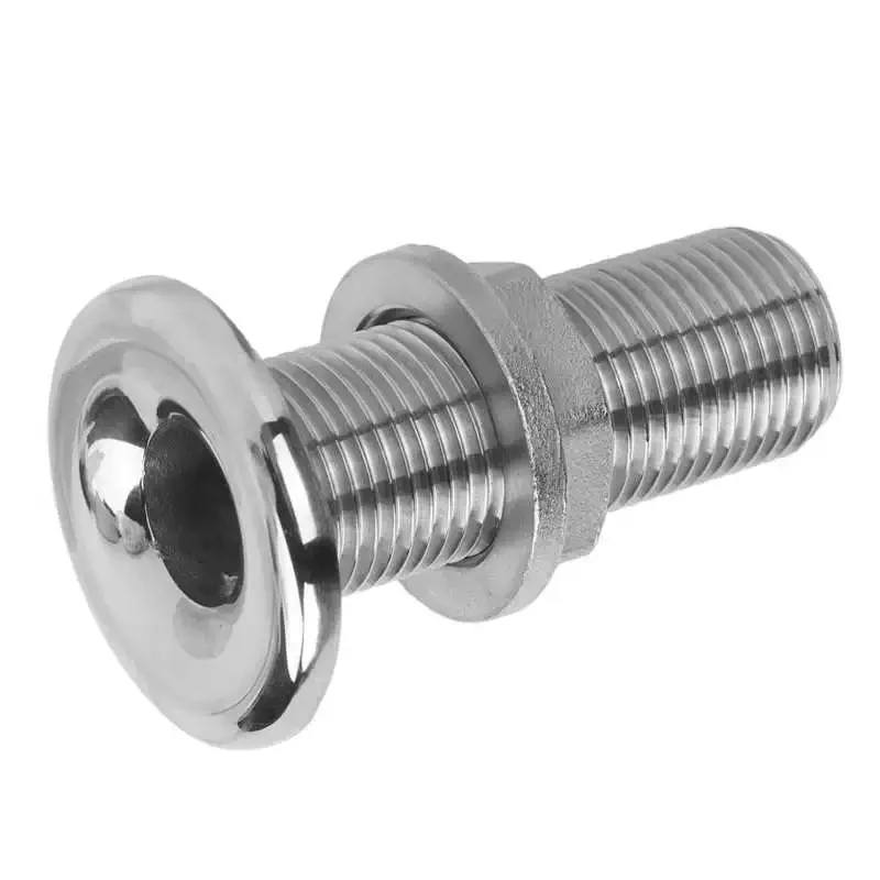Yacht Water Outlet Port 316 Stainless Steel Drain Vent Bilge for Marine