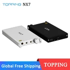 Усилитель для наушников TOPPING NX7 с портом able NFCA, выходная мощность 1400 МВт, порт 3,5 мм, 4,4 мм, срок службы батареи 20 часов