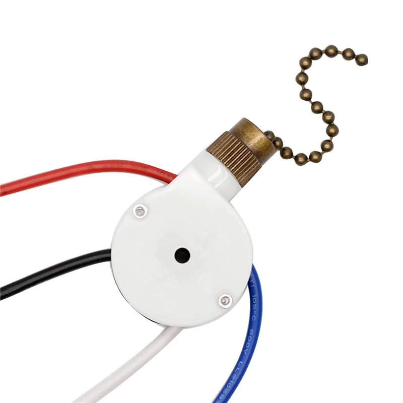 1 шт. переключатель освещения потолочного вентилятора ZingEar ZE-208S E89885 3 скорости 4