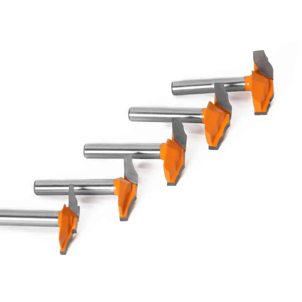 1 шт. 1/4 &quot6 мм хвостовик деревообрабатывающая дверная рама кружевной нож