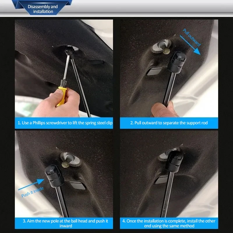 Автомобильный гидравлический стержень для Ford Ranger P703 2023 2024 2025 автомобильные