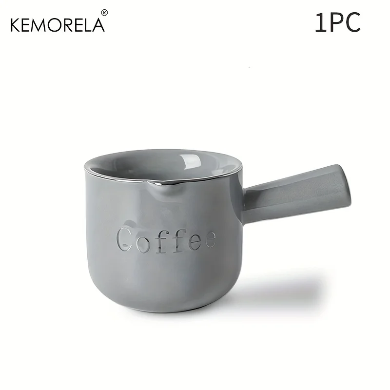 

Мерный Стакан KEMORELA Из Керамики, 90 Мл (1/2 Унции), Розовый/серый, Для Экстракции Эспрессо, Для Переливания Молока