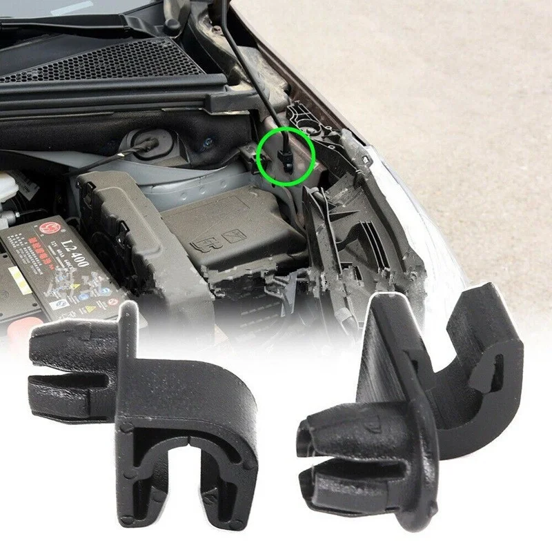 

2Pcs Hood Bonnet Prod Rod Support Stay Clip Holder For Citroen C3 C4 C-Elysee For Peugeot 2008 208 301 308 Partner 792843