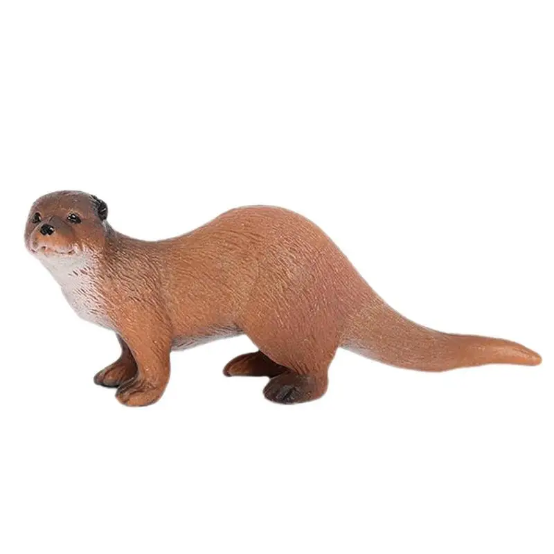 

Реалистичная фигурка морской выдры, настольное украшение, образовательная Когнитивная игрушка, модель животного, коллекция предметов, игр...