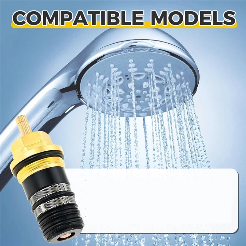 

Картриджный клапан, 3/4 дюйма, термостатический 94282000, совместимый с душевыми кабинами Hansgrohe Ecostat и наполнителями для ванн с несколькими отверстиями