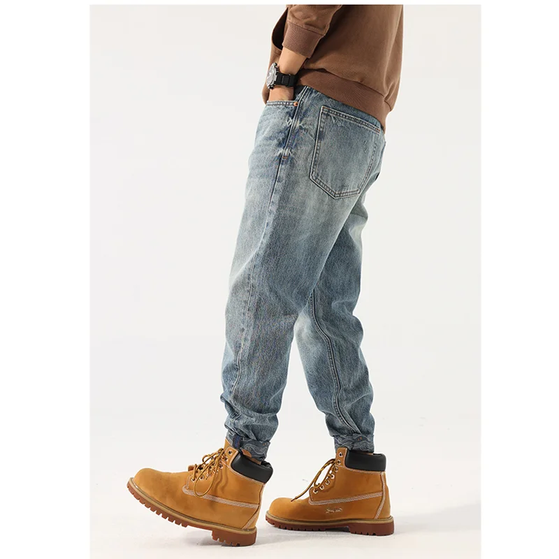 Men Clothing 2022 Fashion New Style Loose Straight Cylinder Jeans Trend Simplicity Casual Pants Vintage Trousers Autumn Female