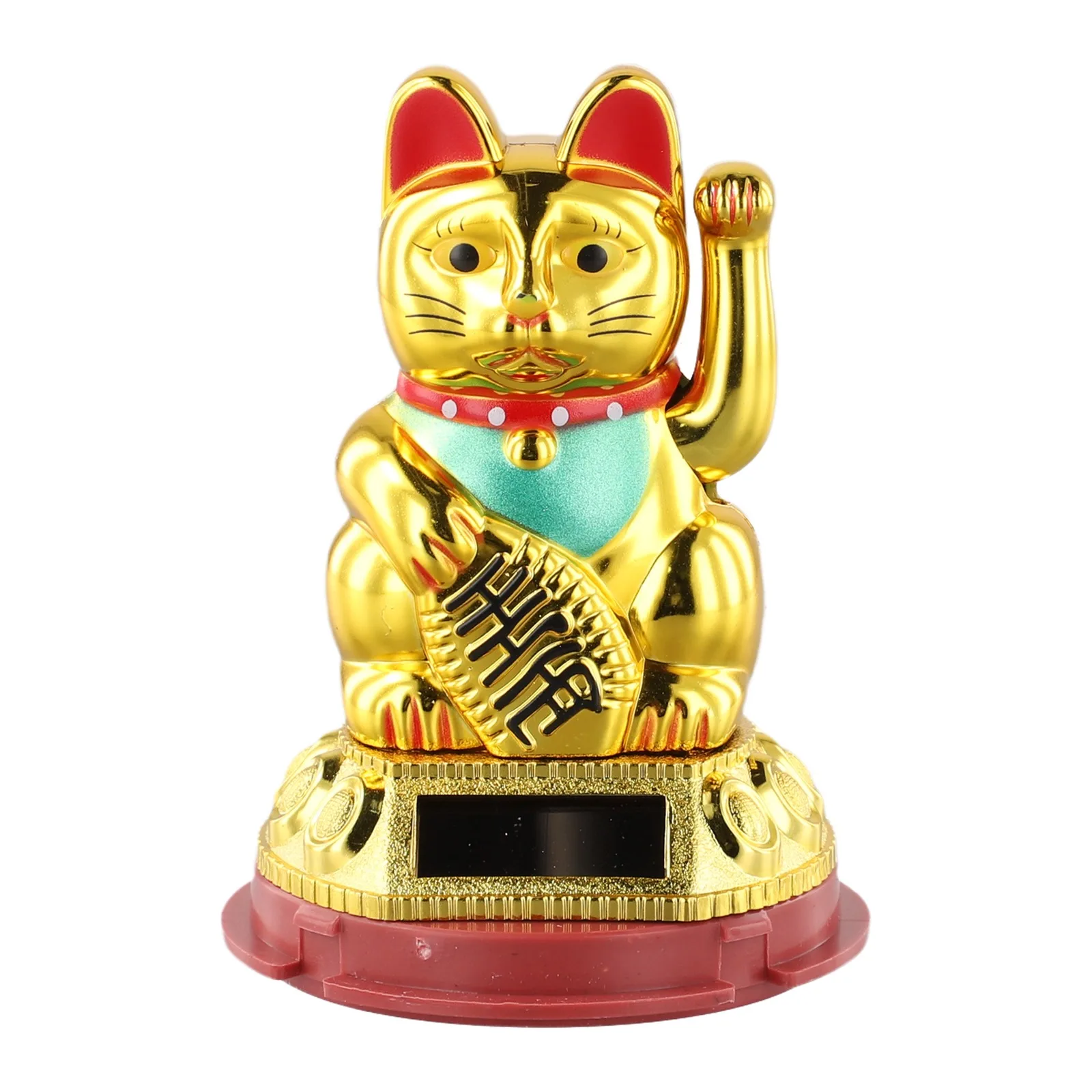 

Золотая фигурки кошки-манeki-neko пластик