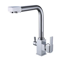 square kitchen taps kitchen sink faucet three way drinking water filter tap 3 way kitchen faucet