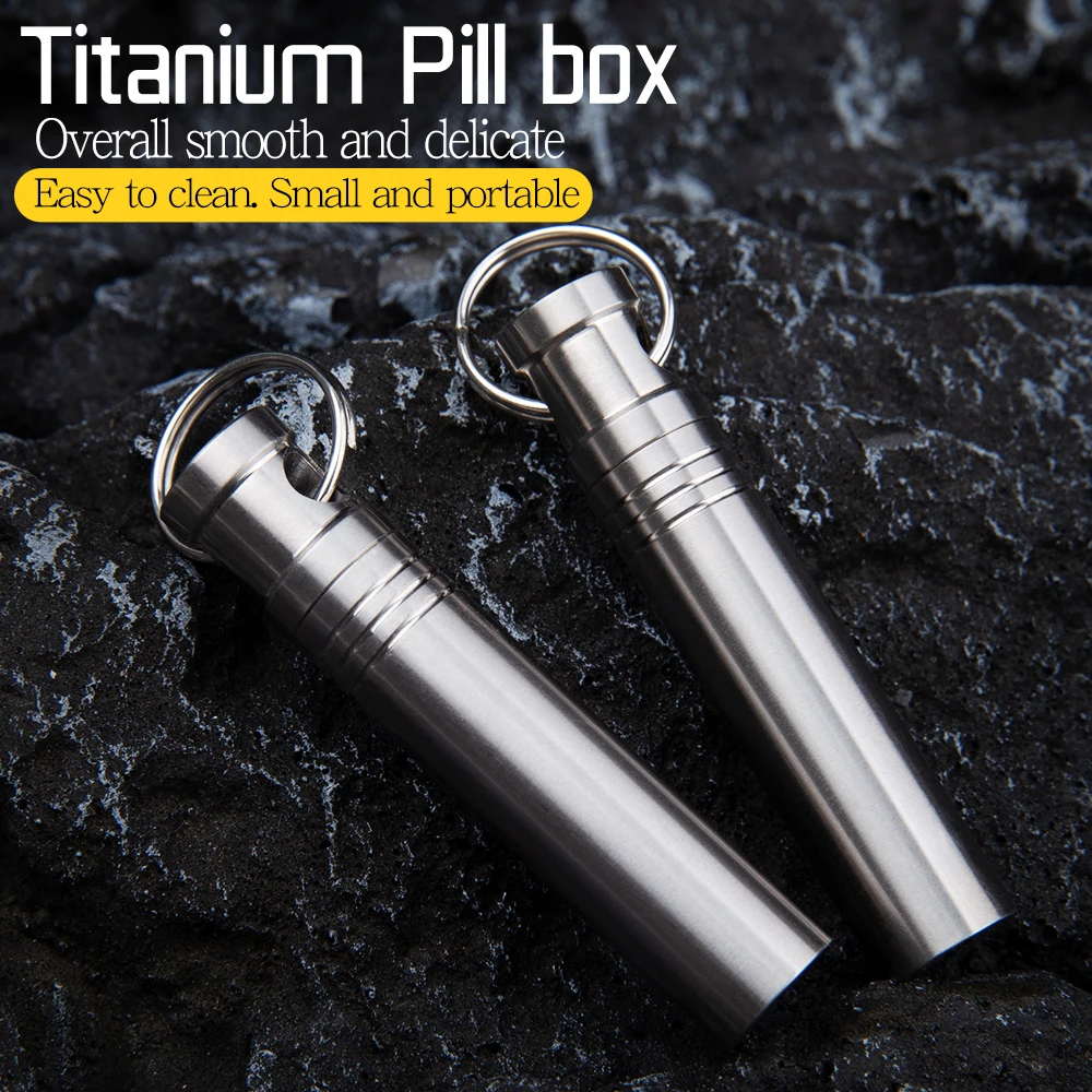 Герметичная бутылка из титанового сплава для медицинских капсул