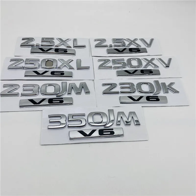 Наклейки для Altima Teana 2.5XL 2.5XV 250XL 250XV 230JK 230JM 350JM V6 задний хвост эмблема логотип буквы имя пластина
