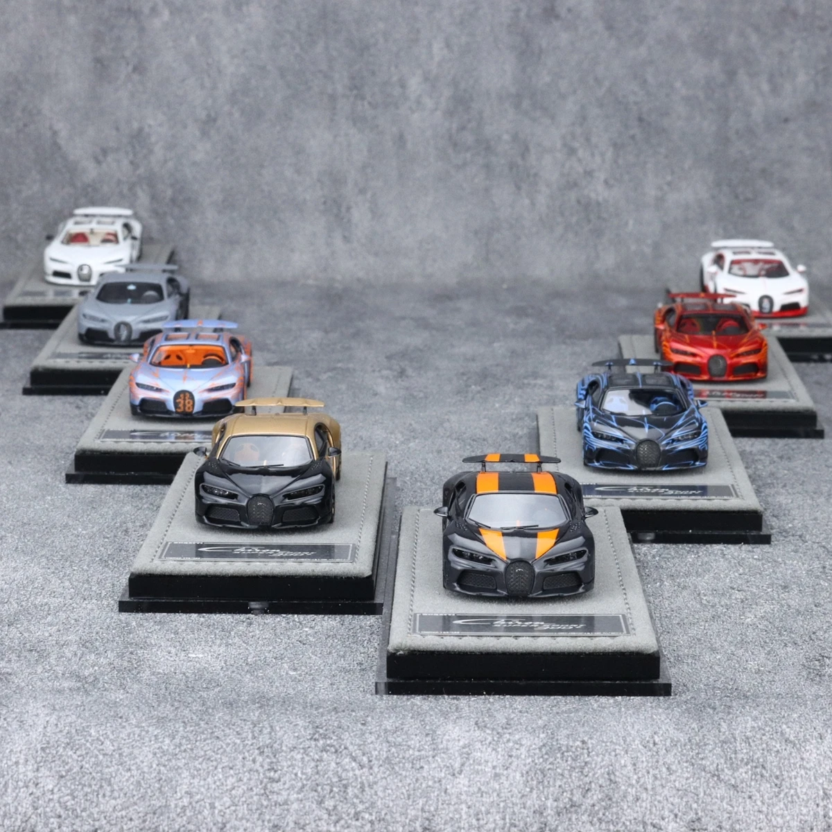 HH 1:64 Chiron Super Sport литая под давлением модель автомобиля из смолы коллекционные