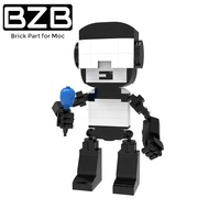 bzb moc friday funk night movie role tank man character model assemble building blocks kids toy best birthday gift