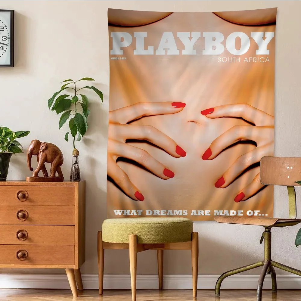 Сексуальный Женский журнал знаменитостей P Плейбой аниме гобелен для гостиной