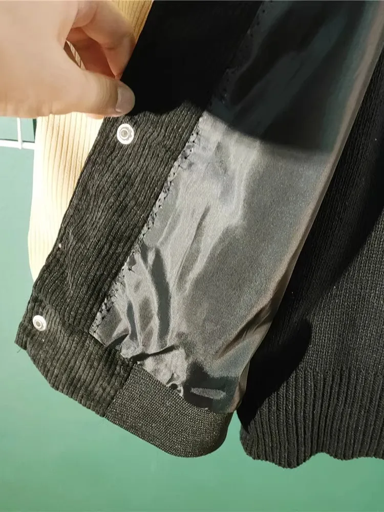 Американская винтажная лоскутная вельветовая весенняя одежда куртка мужская