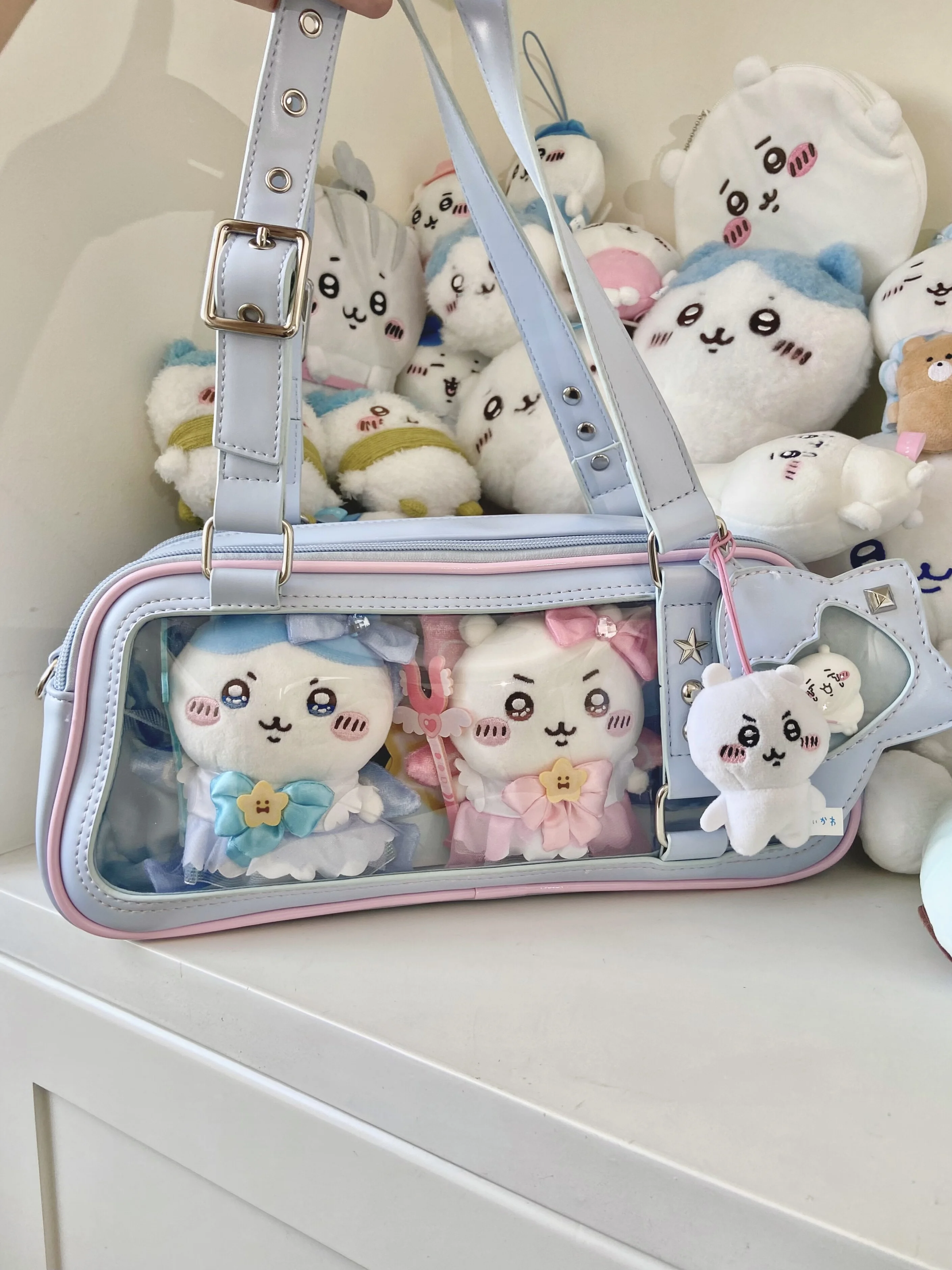 Японские милые сумки через плечо прозрачная сумка общего назначения униформа JK