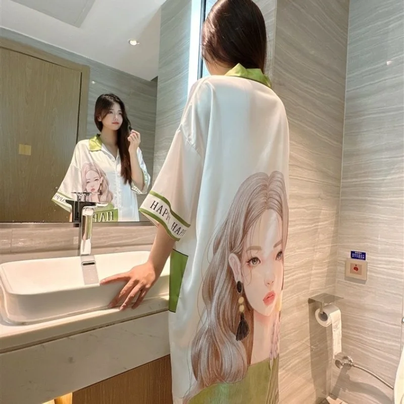 Женская шелковая пижама