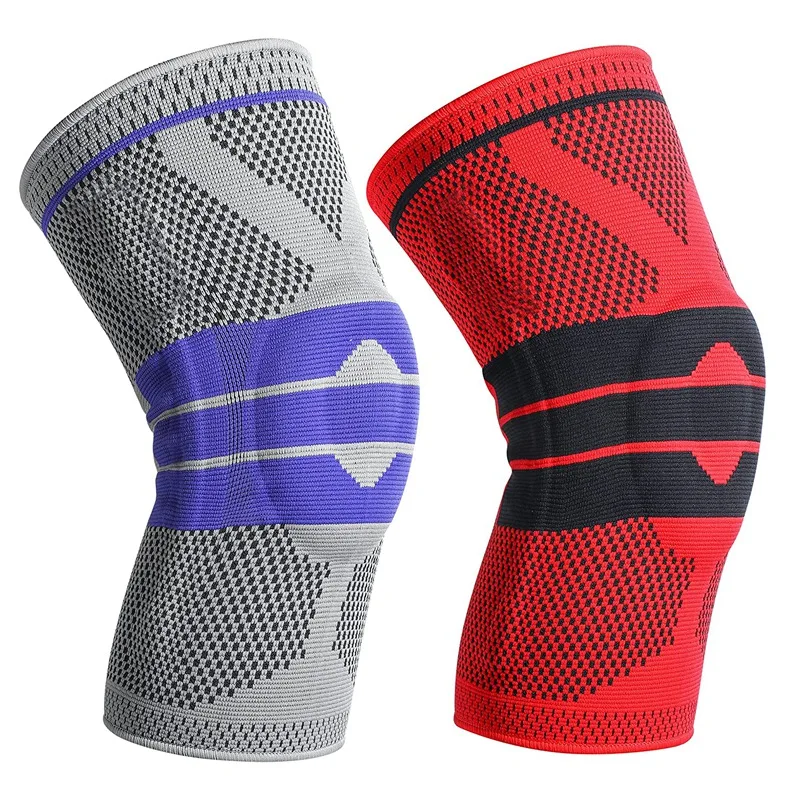 

Quality Knee Brace Knee Support Compression Sleeve With Side Stabilizers For Meniscus Tear Arthritis Sports Fitness