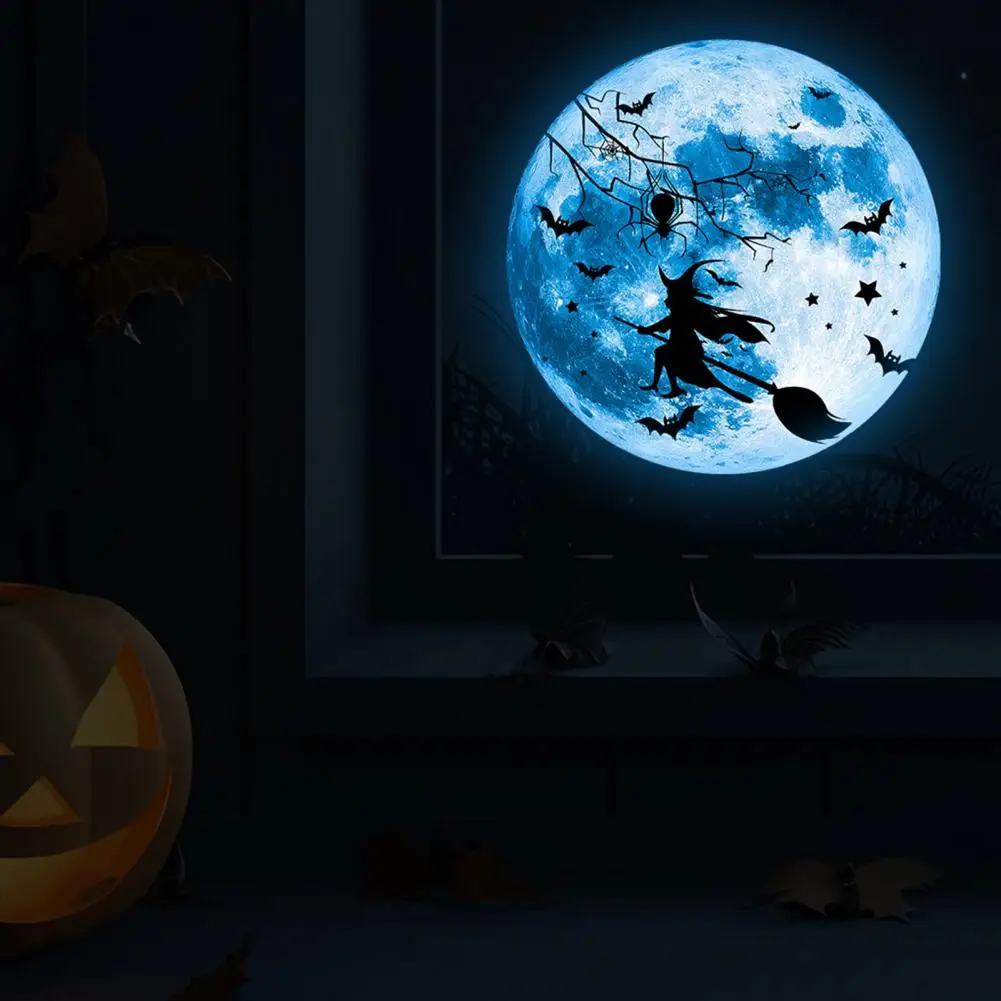 Реалистичная наклейка в виде Луны Экологически чистая светящаяся темноте на