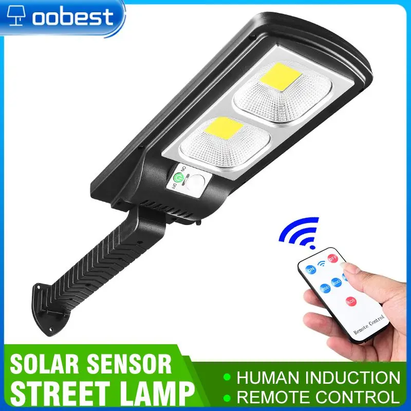 

Solar Light Outdoor Waterproof PIR Induction Super Bright Wall Light Garden Decoration Dimmable Street Light With Remote Control