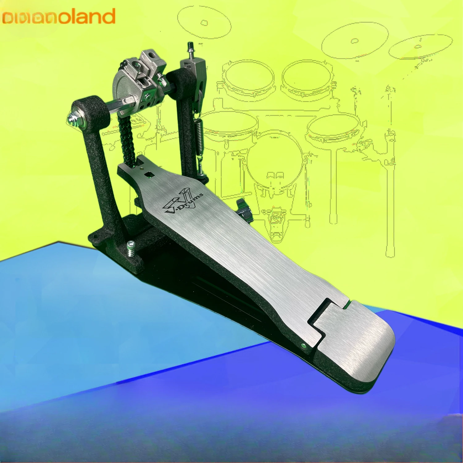 Электронный барабан Roland нижний ступенчатый молоток/одноступенчатый
